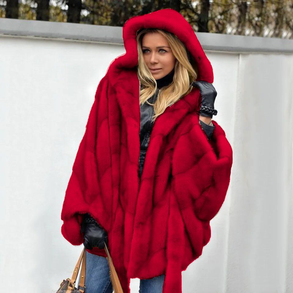 Amaya | Luxury Eco-Leather Hooded Jacket