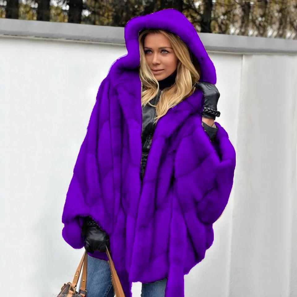 Amaya | Luxury Eco-Leather Hooded Jacket